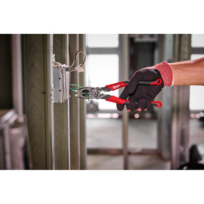 9" Lineman's Comfort Grip Pliers w/ Crimper and Bolt Cutter (USA)