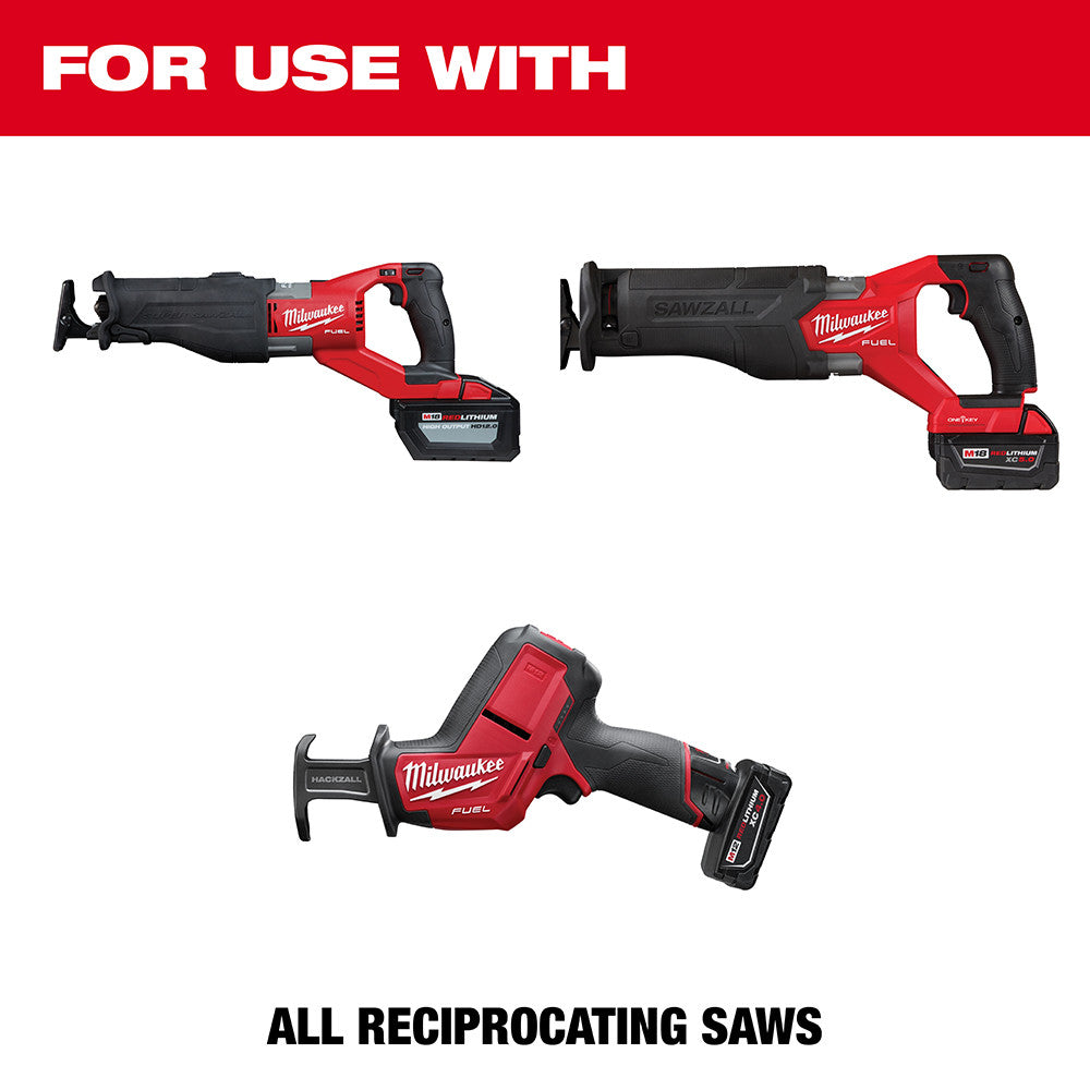 For use with all Reciprocating Saws