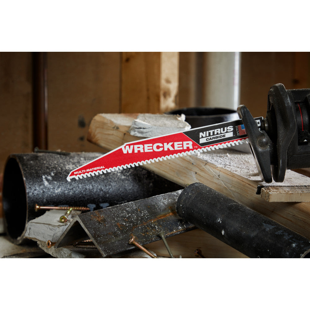 9" WRECKER™ with NITRUS™ Carbide SAWZALL® Blade for Multi-Material (1 PK)