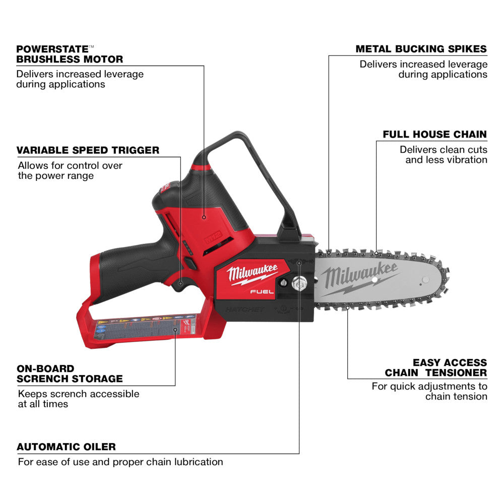 M12 FUEL™ HATCHET™ 6 in. Pruning Saw