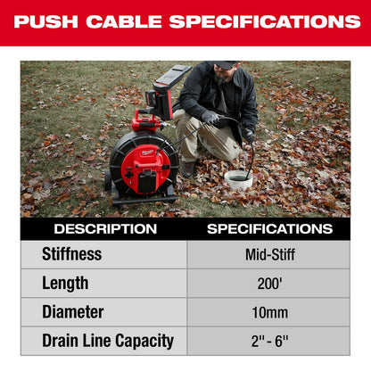 M18™ 200’ Mid-Stiff Pipeline Inspection Reel