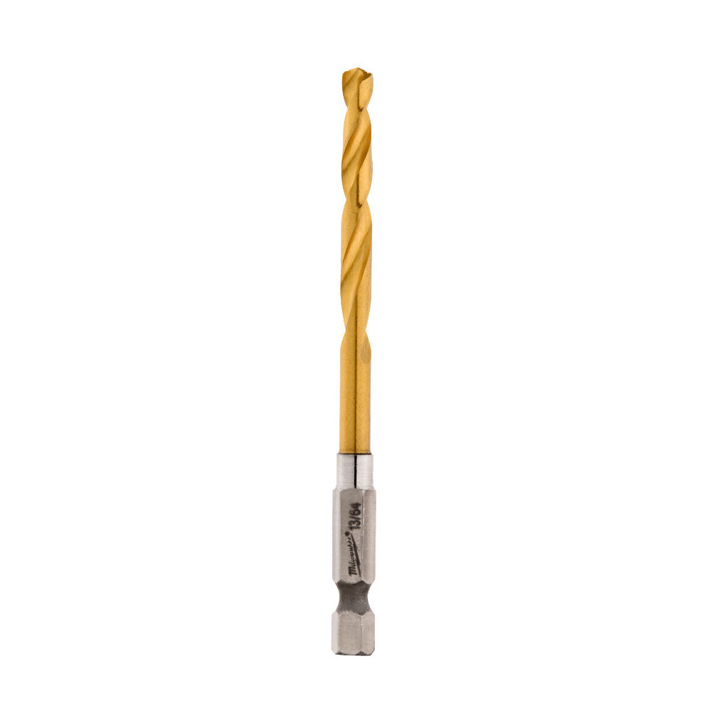 13/64" SHOCKWAVE™ Impact Duty RED HELIX™ Titanium Drill Bit