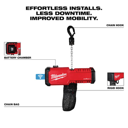 M18™ Compact 1-Ton Chain Hoist w/ ONE-KEY™