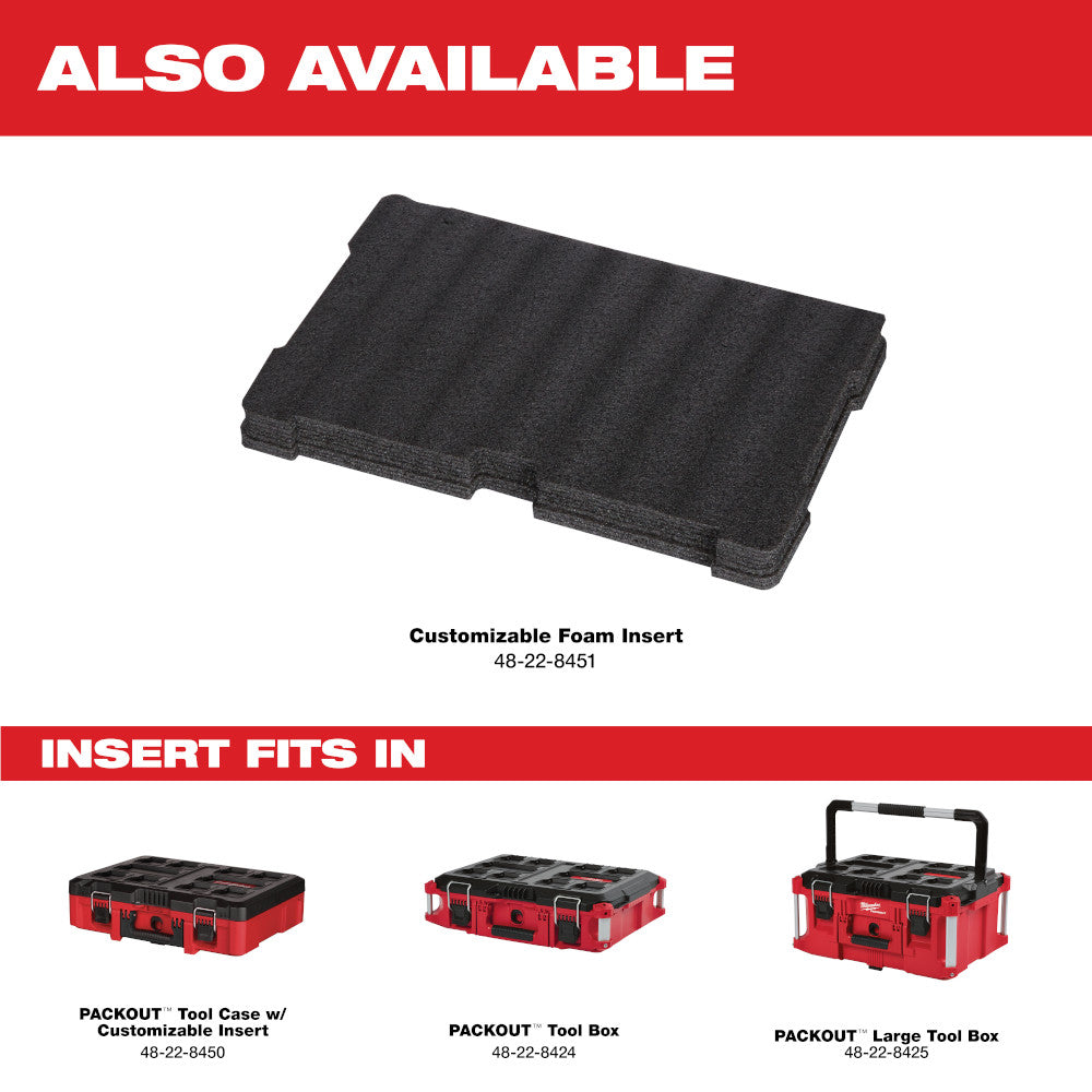 PACKOUT™ Tool Case with Foam Insert