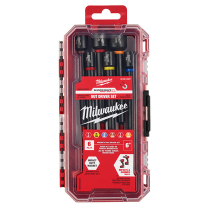 SHOCKWAVE™ Impact Duty 6" Magnetic Nut Driver Set 6PC