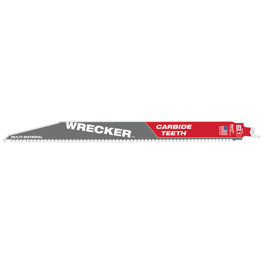 12" 6 TPI WRECKER™ with Carbide Teeth SAWZALL® Blade for Multi-Material (1 PK)