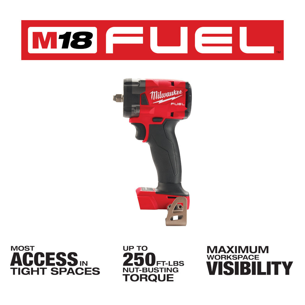 M18 FUEL™ 3/8 Compact Impact Wrench w/ Friction Tool