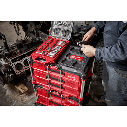 3/8" 28 Pc Ratchet & Socket Set with PACKOUT™ Organizer