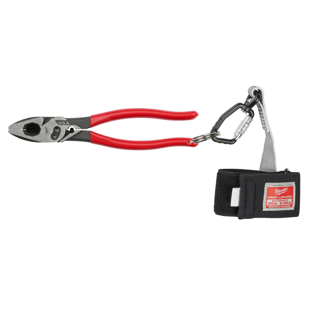9" Lineman's Dipped Grip Pliers w/ Crimper & Bolt Cutter (USA)