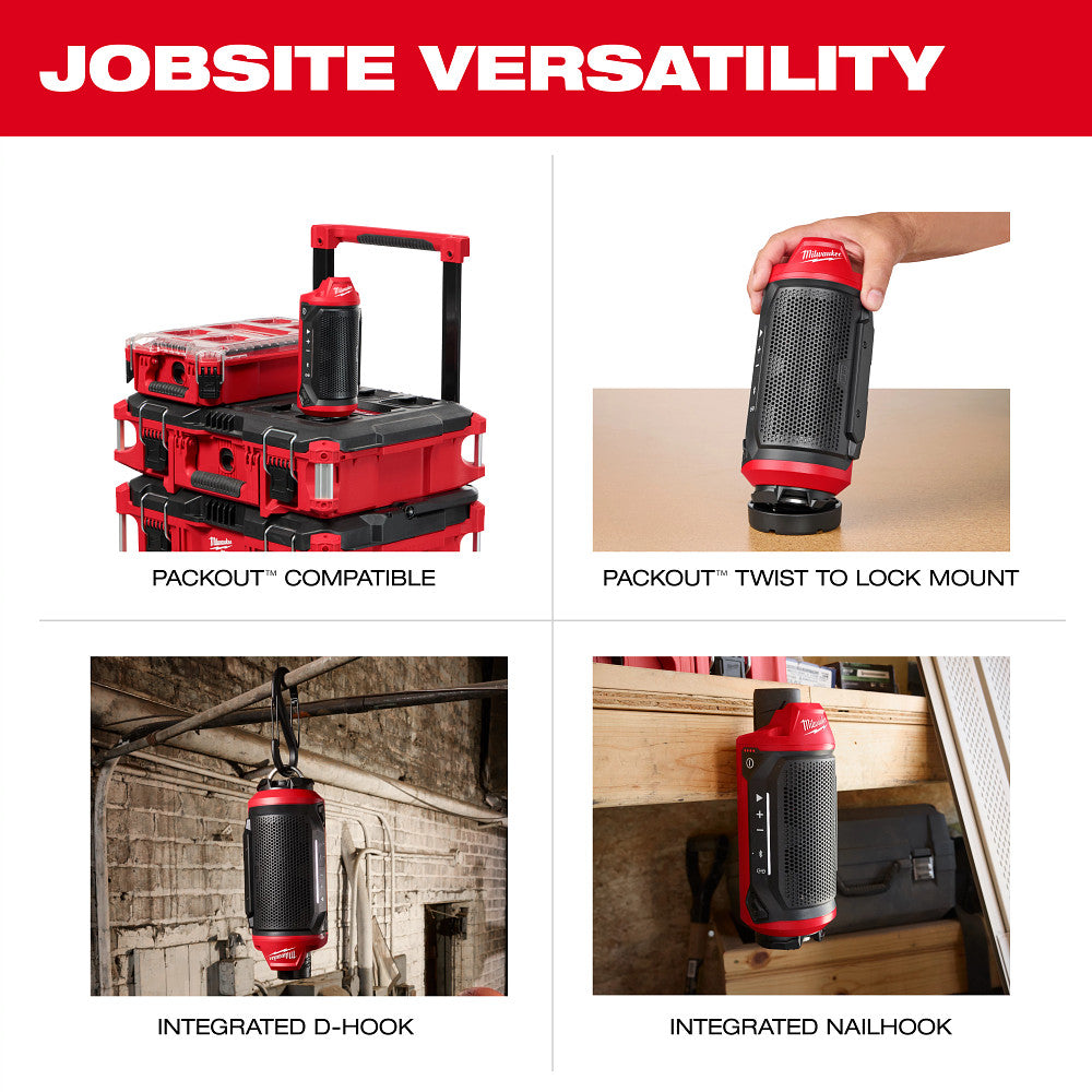 M12™ Bluetooth® Jobsite Speaker w/ PACKOUT™ Compatibility