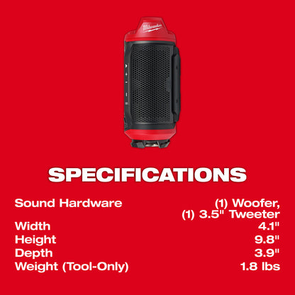 M12™ Bluetooth® Jobsite Speaker w/ PACKOUT™ Compatibility