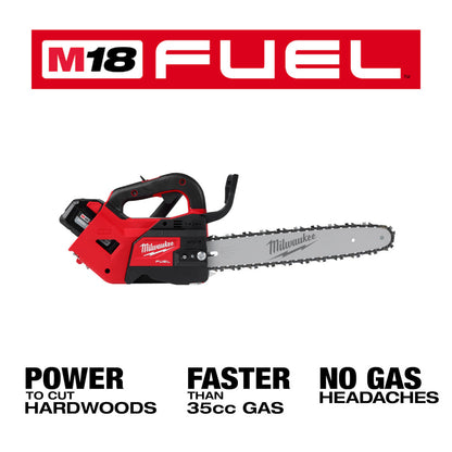 M18 FUEL™ 14" Top Handle Chainsaw 2 Battery Kit