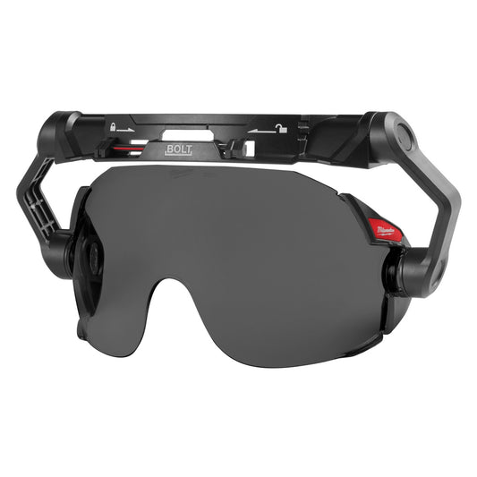 BOLT™ Eye Visor - Tinted Dual Coat Lens (Compatible with Safety Helmets & Hard Hats)