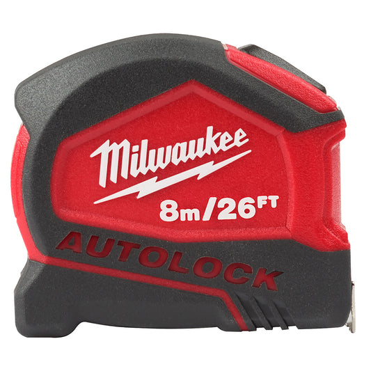 8m/26' Compact Auto Lock Tape Measure