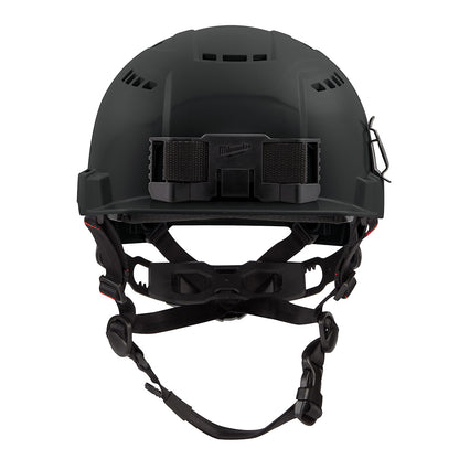 Black Front Brim Vented Safety Helmet (USA) - Type 2, Class C