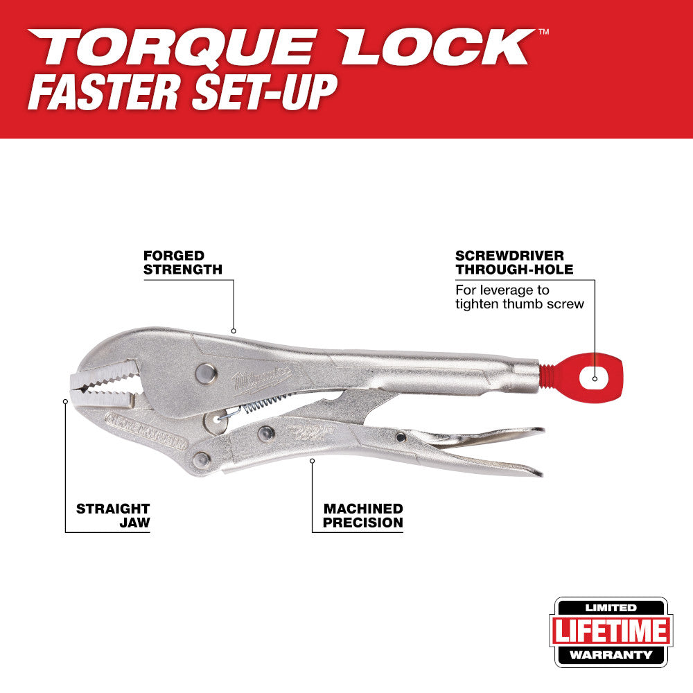 10 in. TORQUE LOCK™ Straight Jaw Locking Pliers