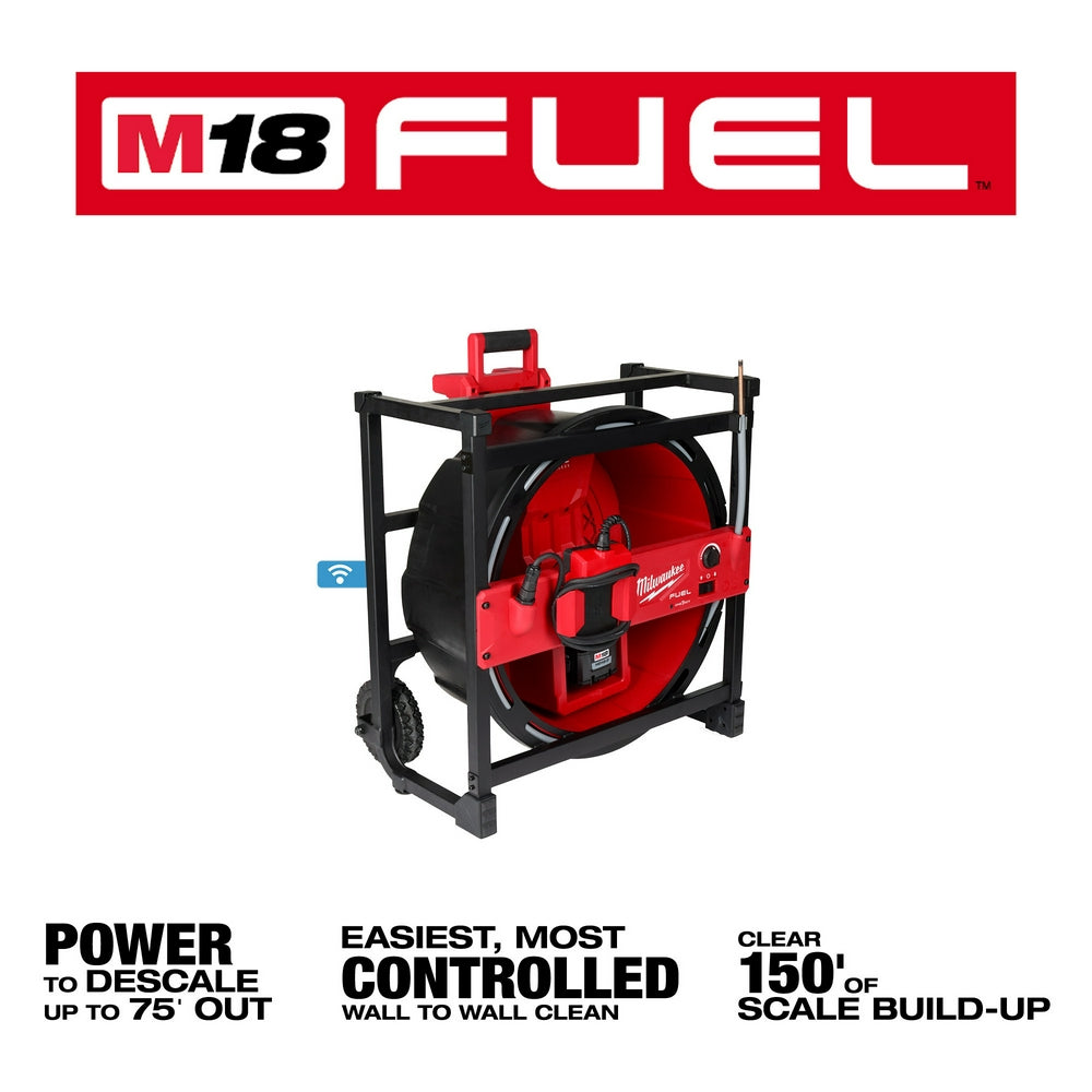 M18 FUEL™ High Speed Chain Snake for 1-1/2” – 4” Pipes