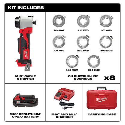 M18™ Cable Stripper Kit for Cu RHW/RHH/USE