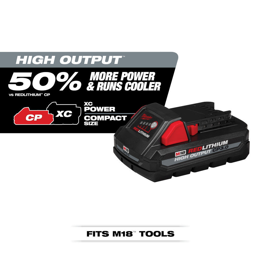 M18™ REDLITHIUM™ HIGH OUTPUT™ CP3.0 Battery 2 Pack