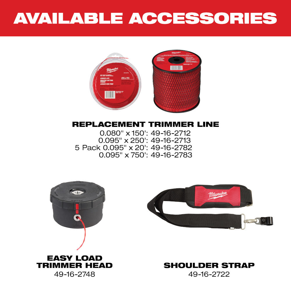 M18 FUEL™ String Trimmer with QUIK-LOK™ Attachment Capability
