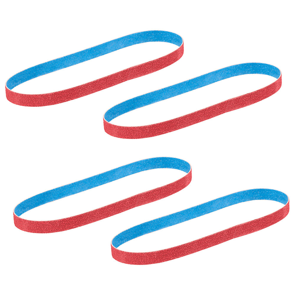 1/2” x 18” 120 Grit Bandfile Belts – 4 pack