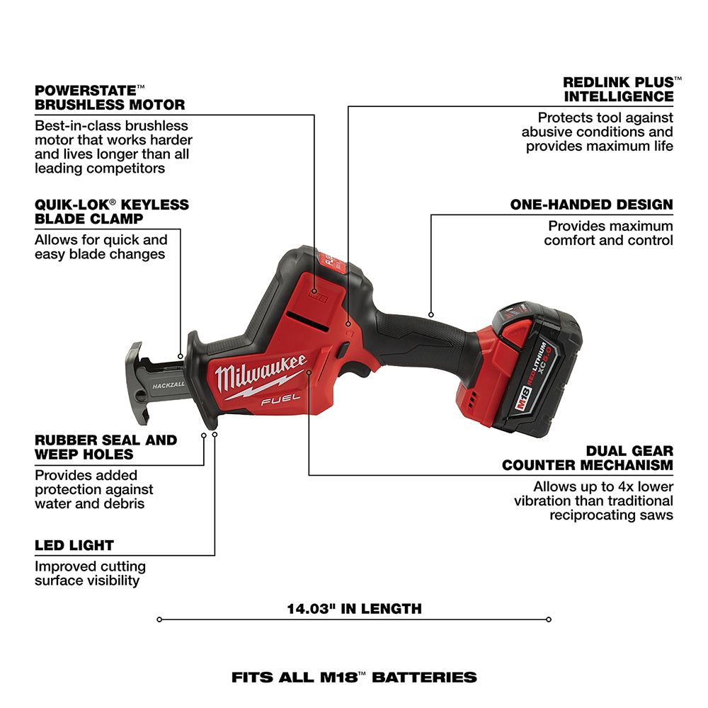 M18 FUEL™ HACKZALL® Reciprocating Saw Kit