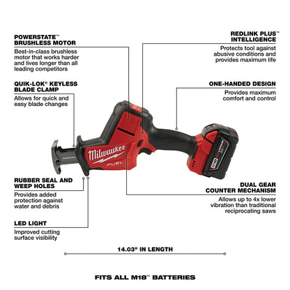 M18 FUEL™ HACKZALL® Reciprocating Saw Kit