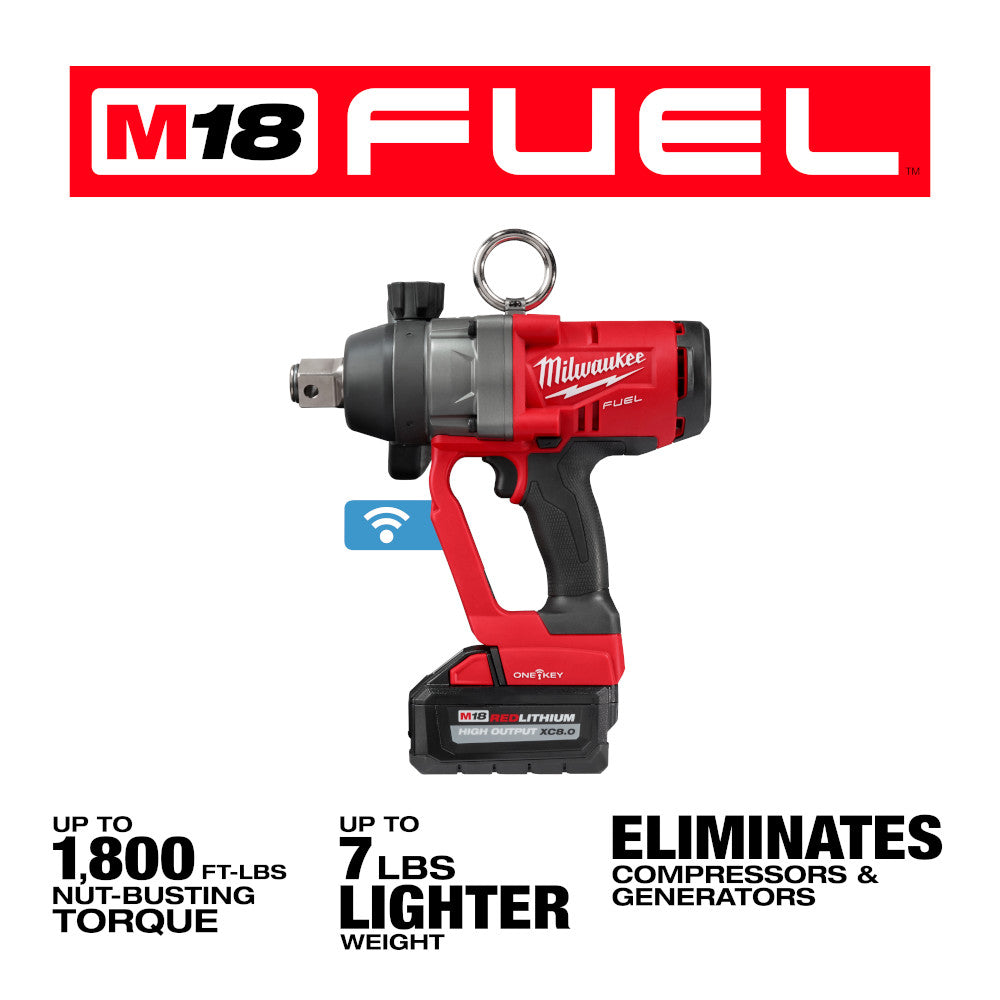 M18 FUEL™ 1" High Torque Impact Wrench w/ ONE-KEY™ Kit