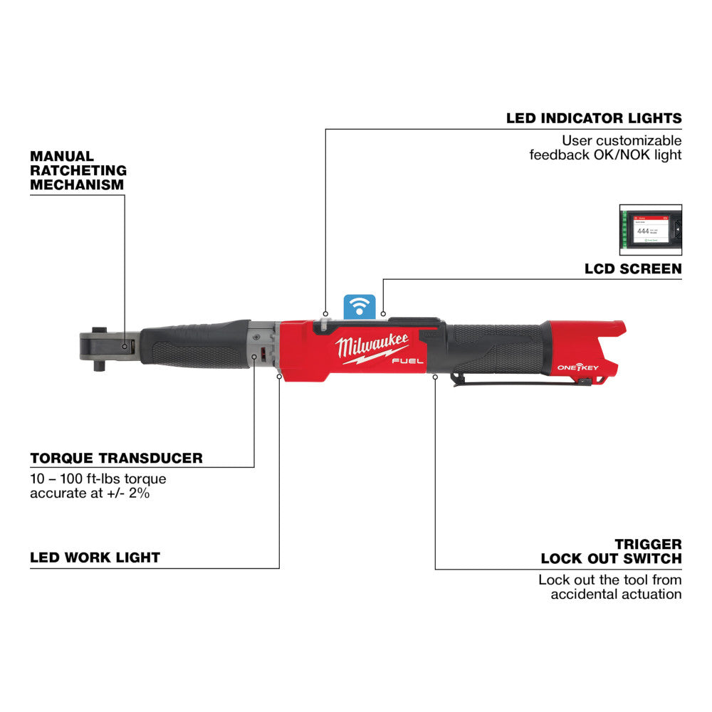 M12 FUEL™ 3/8 in. Digital Torque Wrench with ONE-KEY™