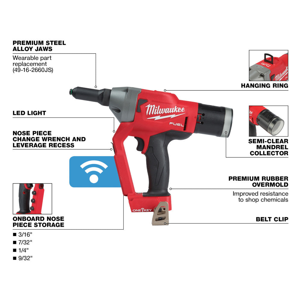 M18 FUEL™ 1/4" Blind Rivet Tool w/ ONE-KEY™