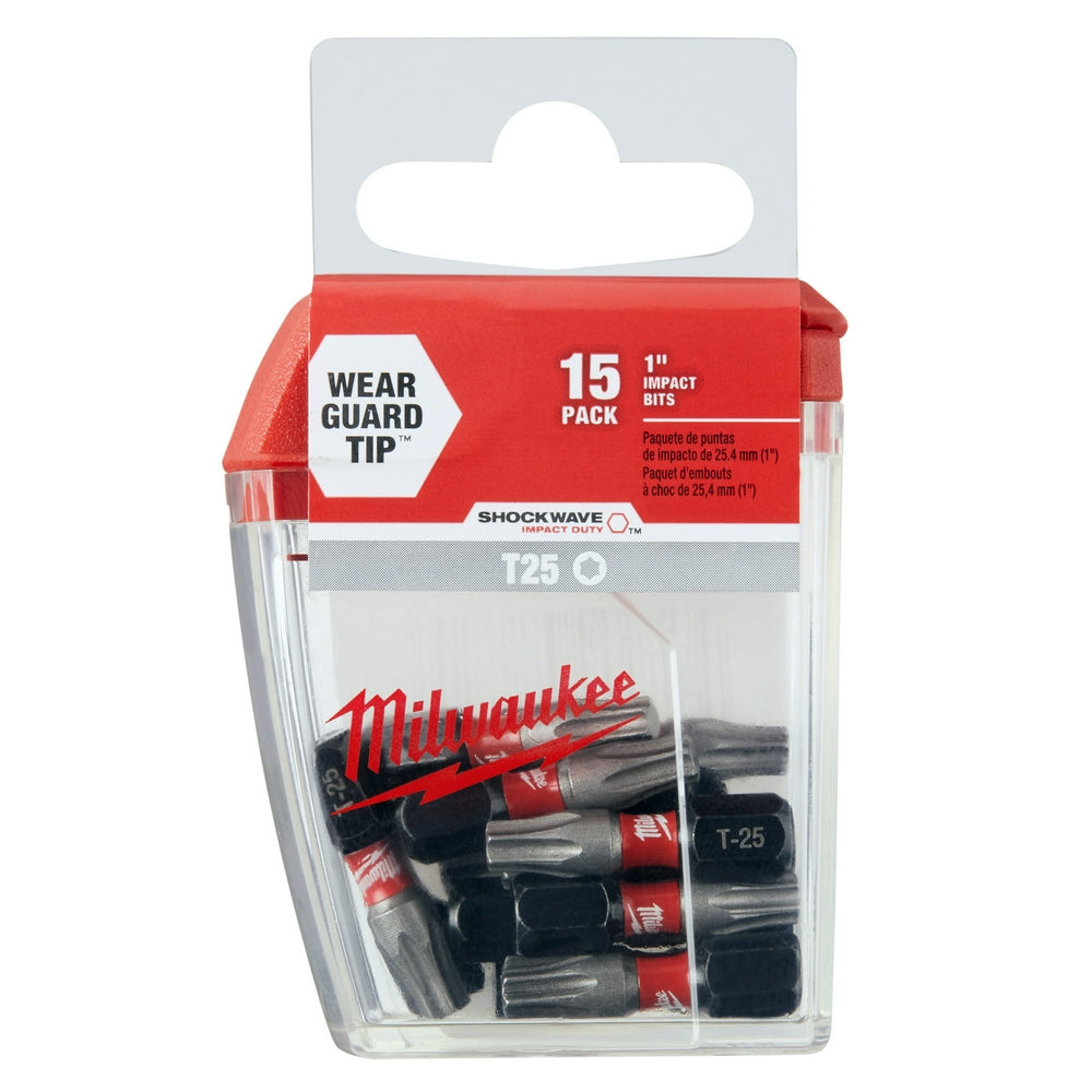 SHOCKWAVE™ 1 in. Impact T25 Insert Bits (15 Pack)