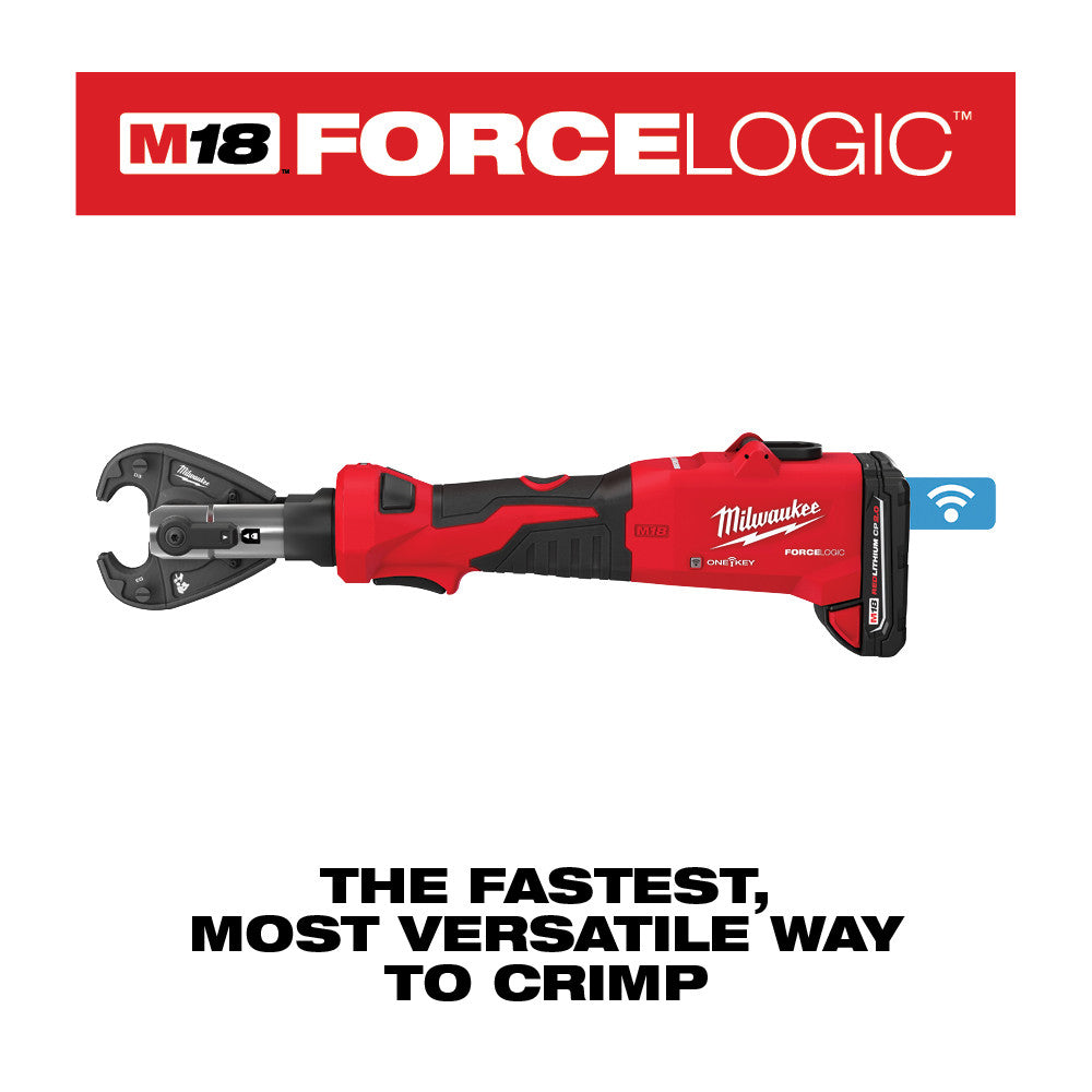 M18™ FORCE LOGIC™ 6T Linear Utility Crimper Kit w/ Snub Nose Jaw