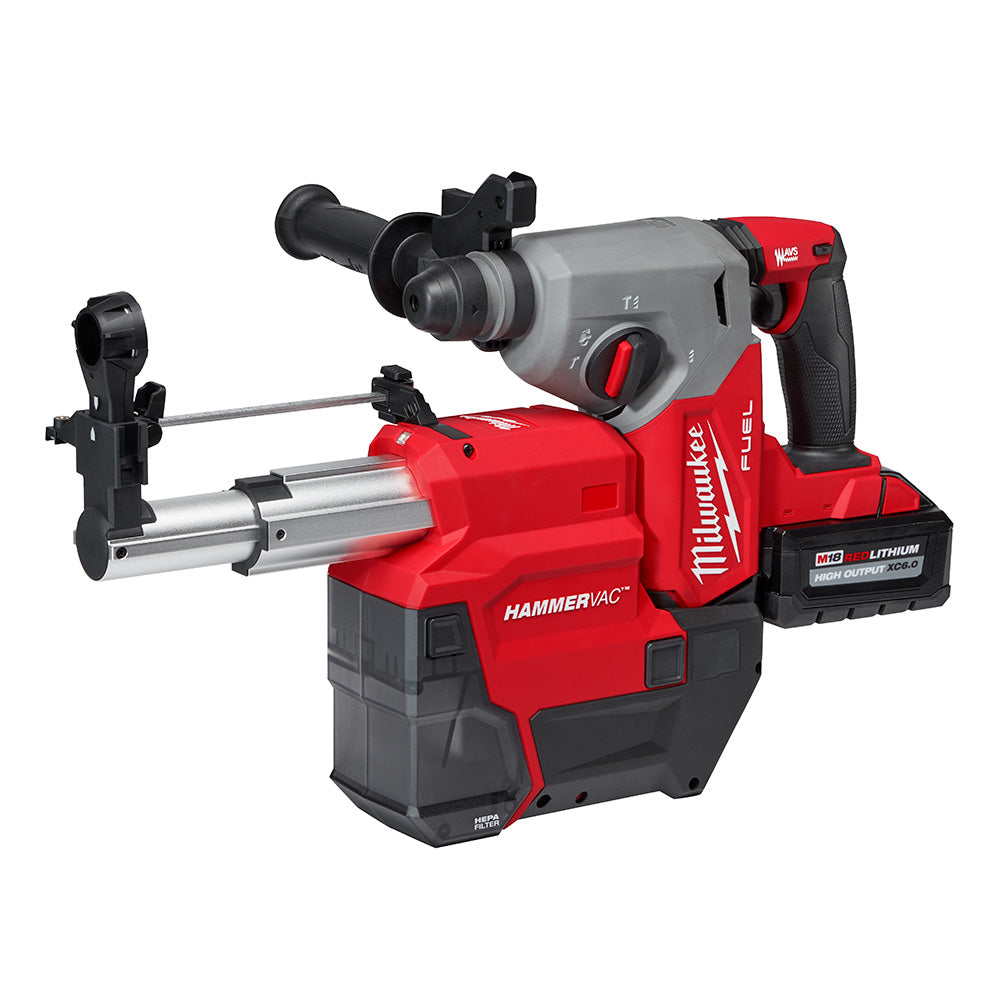 M18 FUEL™ 1 in SDS Plus Rotary Hammer with Dust Extractor Kit