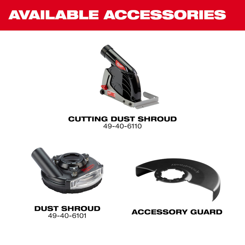 M18 FUEL™ 7" Variable Speed Braking Grinder
