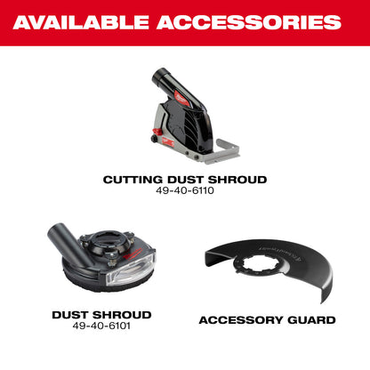 M18 FUEL™ 7" Variable Speed Braking Grinder