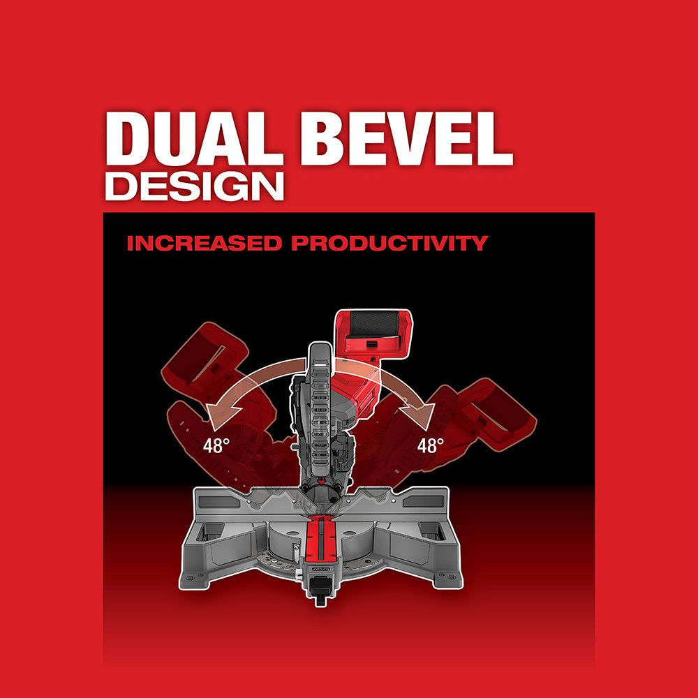 M18 FUEL™ 7-1/4 in. Dual Bevel Sliding Compound Miter Saw Kit