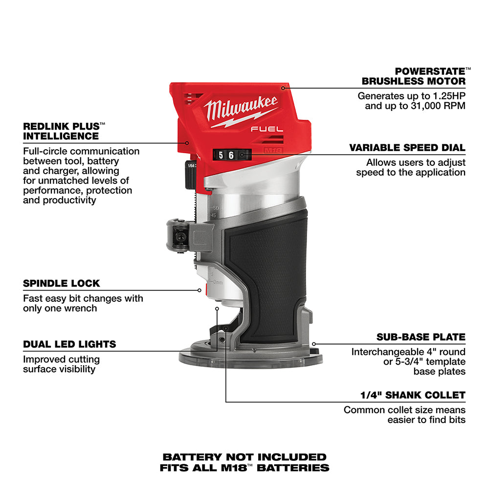 M18 FUEL™ Compact Router