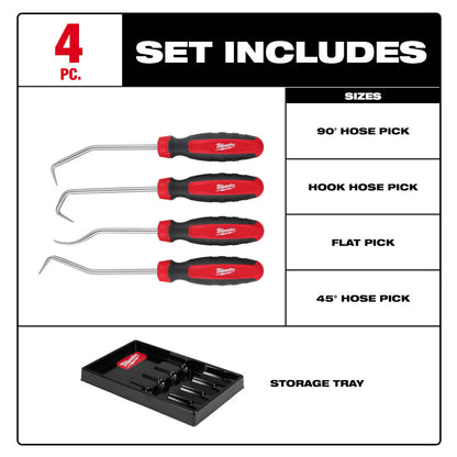 4pc Hose Pick Set