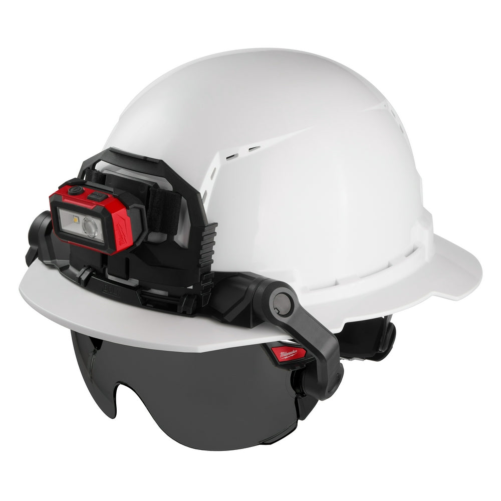 BOLT™ Eye Visor - Tinted Dual Coat Lens (Compatible with Safety Helmets & Hard Hats)
