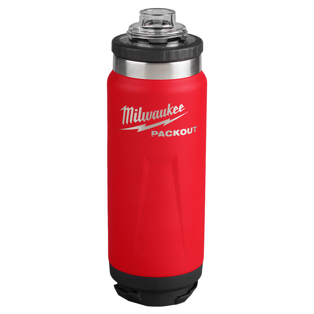 PACKOUT™ 24oz Insulated Bottle with Chug Lid - Red