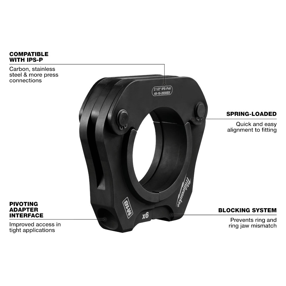 3" IPS-P Pivoting Press Ring for M18™ FORCE LOGIC™ Long Throw Press Tool