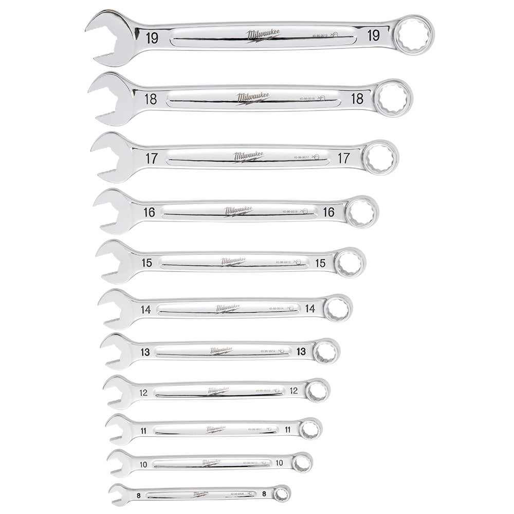 11pc Metric Combination Wrench Set