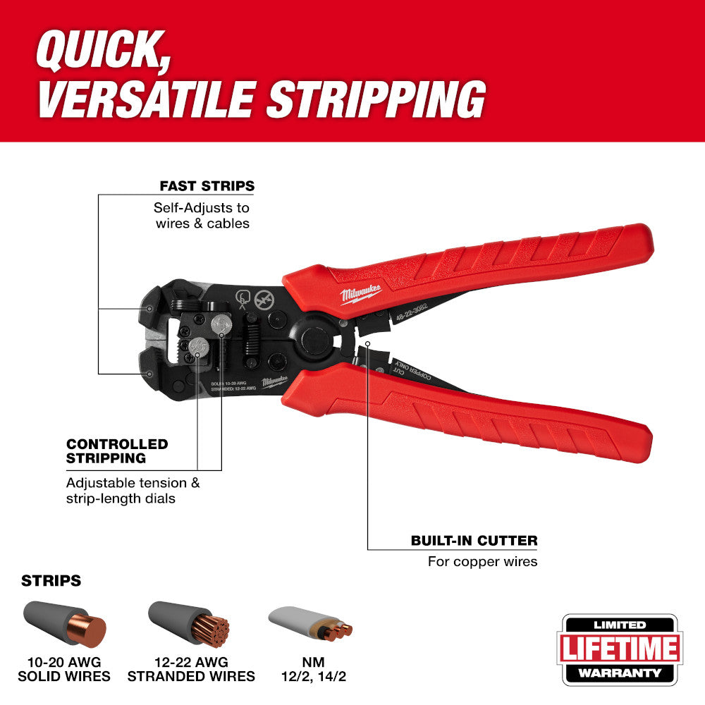 Self-Adjusting Wire Stripper & Cutter