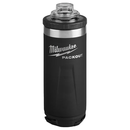 PACKOUT™ 18oz Insulated Bottle with Chug Lid - Black