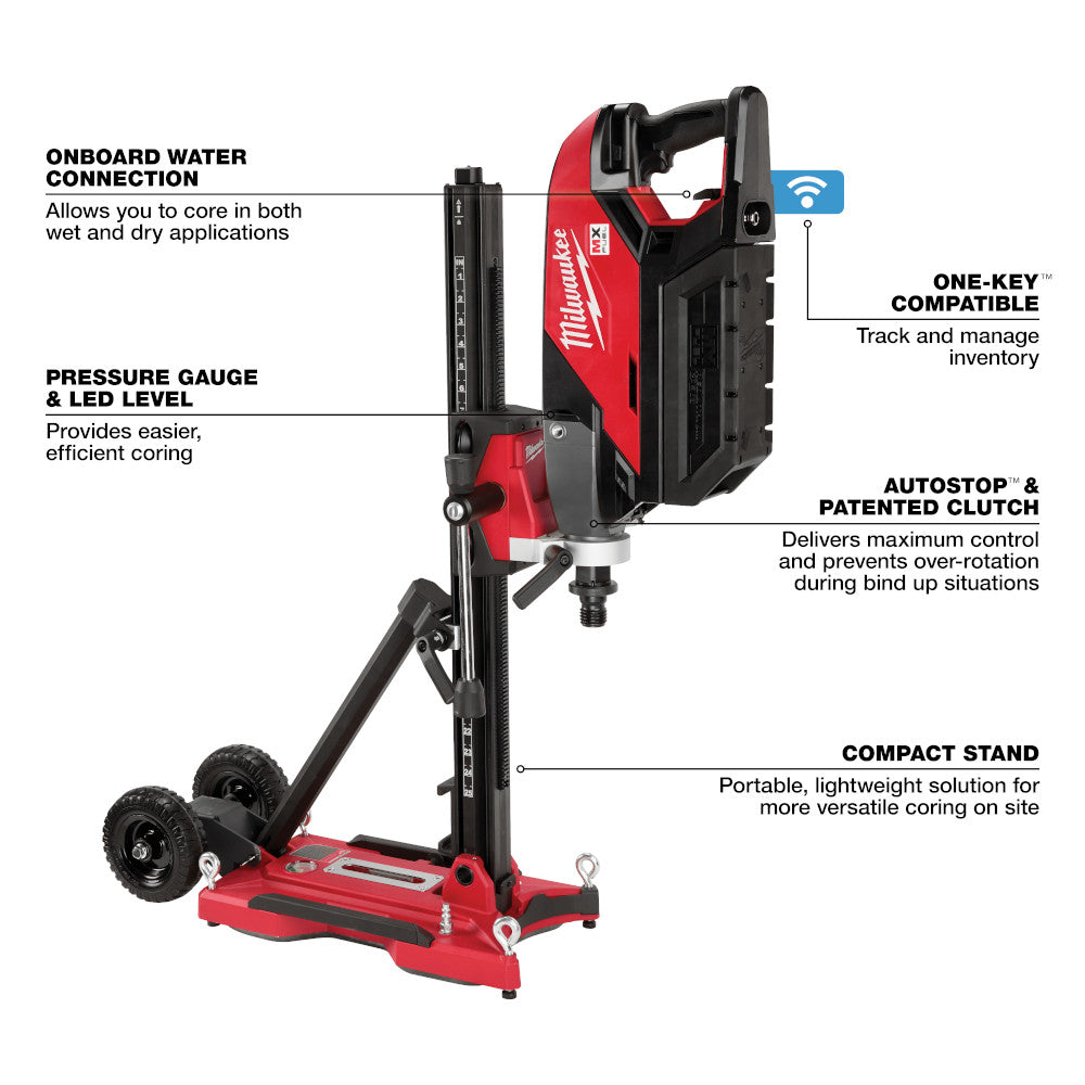 MX FUEL™ Handheld Core Drill Kit w/ Stand