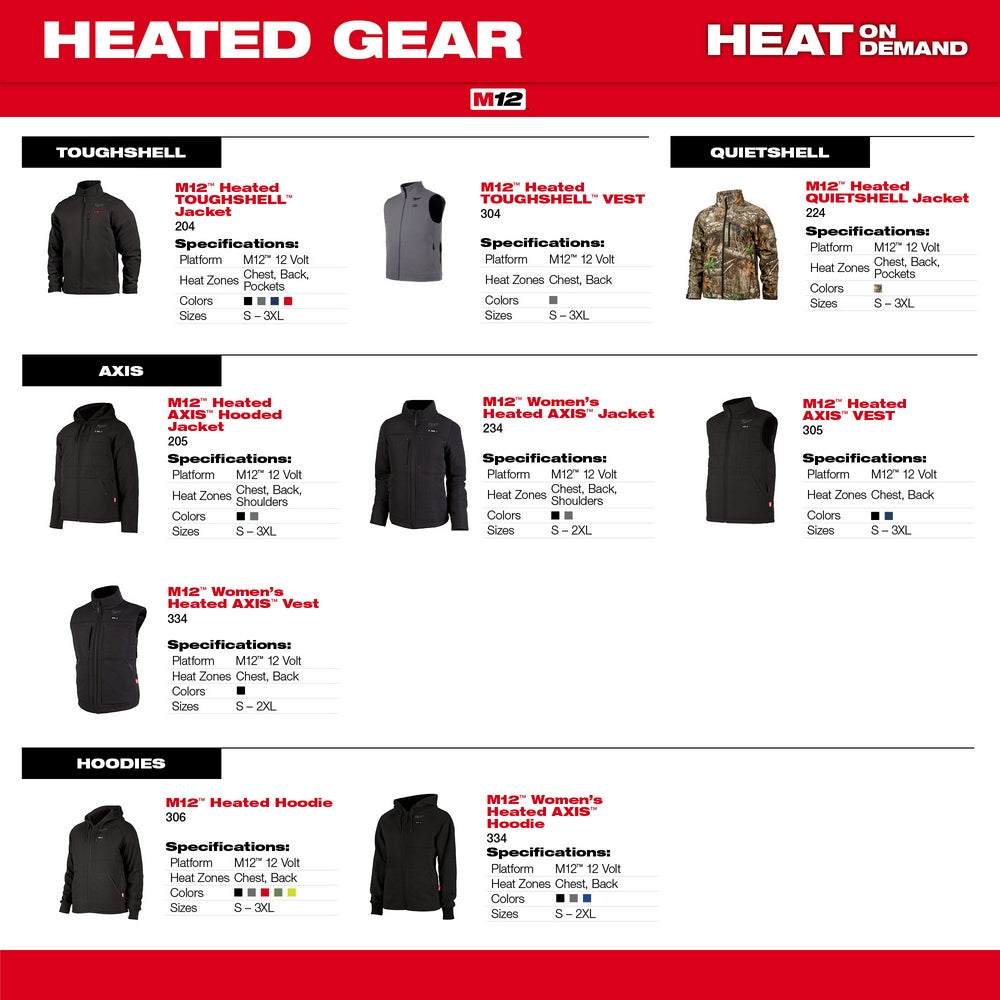 M12™ Heated Hoodie Kit Black XL