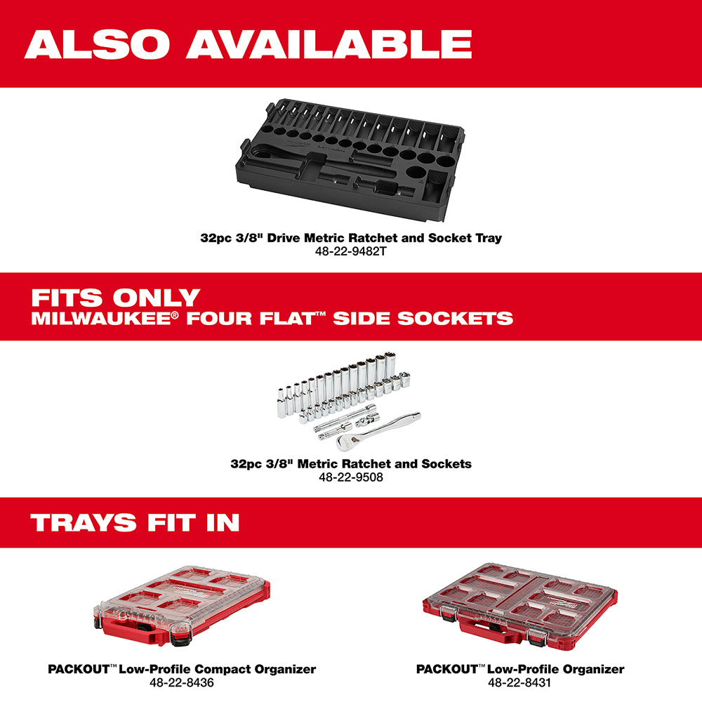 3/8 in. Drive 32 pc. Ratchet & Socket Set - Metric