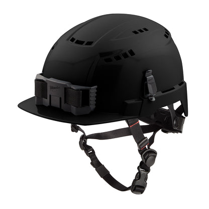 Black Front Brim Vented Safety Helmet (USA) - Type 2, Class C