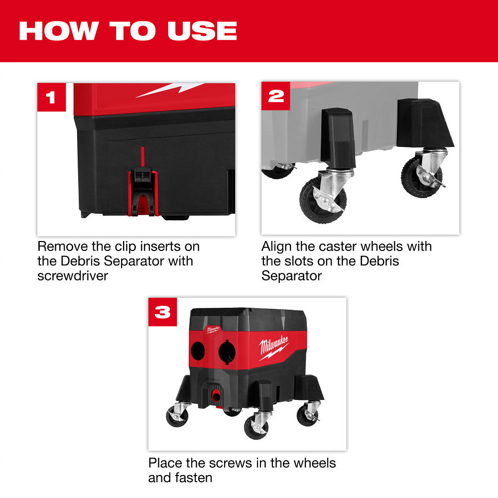 Caster Kit for Debris Separator