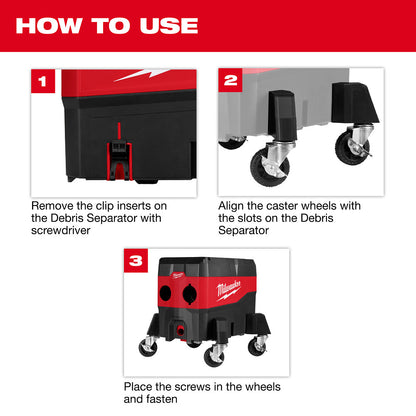 Caster Kit for Debris Separator